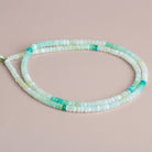 3-4mm Blue Peruvian Opal Faceted Rondelles 16 inch 170 beads - The Bead Traders