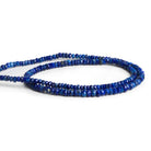 3 - 4mm Lapis Lazuli Faceted Rondelles 14 inch 135 beads - The Bead Traders
