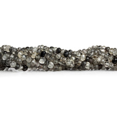 Tourmalinated Quartz Beads