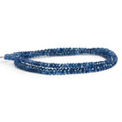 3 - 5mm Kyanite Faceted Rondelles 16 inch 170 beads - The Bead Traders