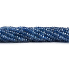 3 - 5mm Kyanite Faceted Rondelles 17 inch 195 beads - The Bead Traders