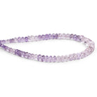 3 - 6.5mm Pink Amethyst Faceted Rondelles 9 inch 70 beads - The Bead Traders