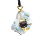 30x20mm Double Leafed Peruvian with Garnet Pendant 1 Bead - The Bead Traders