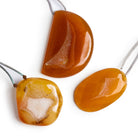 33x32mm Orange Drusy Nugget Focal 1 Bead - The Bead Traders