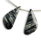 34x16mm Jasper Wing Focals Set of 2 Beads - The Bead Traders