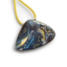 34x24mm Australian Boulder Opal Nugget Focal 1 Bead - The Bead Traders