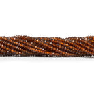 3.5 - 6mm Hessonite Garnet Faceted Rondelles 14 inch 115 beads - The Bead Traders