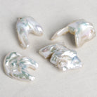 35x25mm Off White Souffle Pearl Focal 1 Piece - The Bead Traders