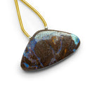 37x22mm Australian Boulder Opal Nugget Focal 1 Bead - The Bead Traders