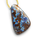 39x25mm Australian Boulder Opal Nugget Focal 1 Bead - The Bead Traders