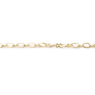 3mm 22kt Gold plated Oval and Bowtie Link Chain - 3ft - The Bead Traders
