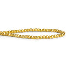 3mm Gold Plated Copper Brushes Rounds 8 inch 70 beads - The Bead Traders