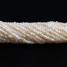 3mm Off White Baroque Pearls 15 inch 185 beads - The Bead Traders