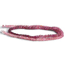 3mm Pink Shaded Tourmaline 12 inch 165 beads - The Bead Traders