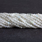 3mm Rainbow Moonstone Plain Rounds 12 inch 110 beads - The Bead Traders