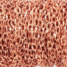 3mm Rose Gold plated Divot Oval Link Chain 3 Feet - The Bead Traders