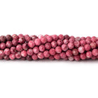 3mm Shaded Thulite Microfaceted Rondelles 12.5 inch 112 Beads - The Bead Traders