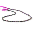 3mm Violet Mystic Spinel Faceted Rondelles 13 inches 150 pieces - The Bead Traders