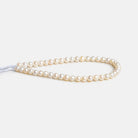 3mm White Off Round Pearls 5 inch 40 beads - The Bead Traders
