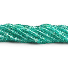 4-5mm Apatite Faceted Rondelles 16 inch 190 beads - The Bead Traders