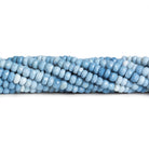 4 - 5mm Denim Opal Faceted Rondelle Beads 16 inch 145 beads - The Bead Traders