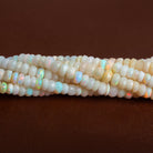 4-5mm Ethiopian Opal Faceted Rondelles 15 inch 160 beads - The Bead Traders