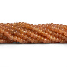 4 - 5mm Honey Aventurine Plain Rondelles 14 inch 90 beads - The Bead Traders
