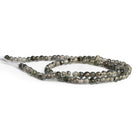4 - 5mm Moss Quartz Handcut Rounds 12 inch 78 beads - The Bead Traders