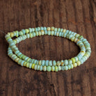 4 - 5mm Multicolor Opal Plain Rondelles 16 inch 110 beads - The Bead Traders