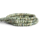 4 - 5mm Mystic Cat's Eye Quartz Faceted Rondelles 16 inch 143 beads - The Bead Traders