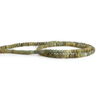 4 - 5mm Sapphire Faceted Rondelles 16 inch 130 beads - The Bead Traders