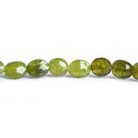 12x10mm Grossular Garnet Faceted Ovals 8.5 inch 18 beads - The Bead Traders