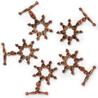 40x29mm Copper Star Toggle 1 Bead - The Bead Traders