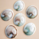 40x35mm Natural Operculum Shell Pendant 1 Bead - The Bead Traders