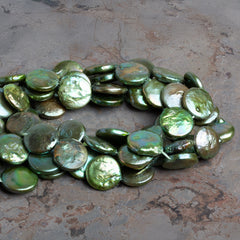 Green Freshwater Pearls