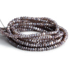 4.5mm Mystic Moonstone Faceted Rondelles 16 inch 120 beads - The Bead Traders