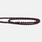 4.5x3.5mm Burgundy Straight Drilled Oval Pearls 16 inch 93 beads - The Bead Traders