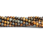 4mm American Picture Jasper Plain Rounds 15 inch 95 beads - The Bead Traders