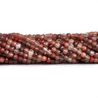4mm Andesine Microfaceted Cubes 12 inch 75 beads - The Bead Traders