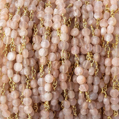 Faceted Coin Beads