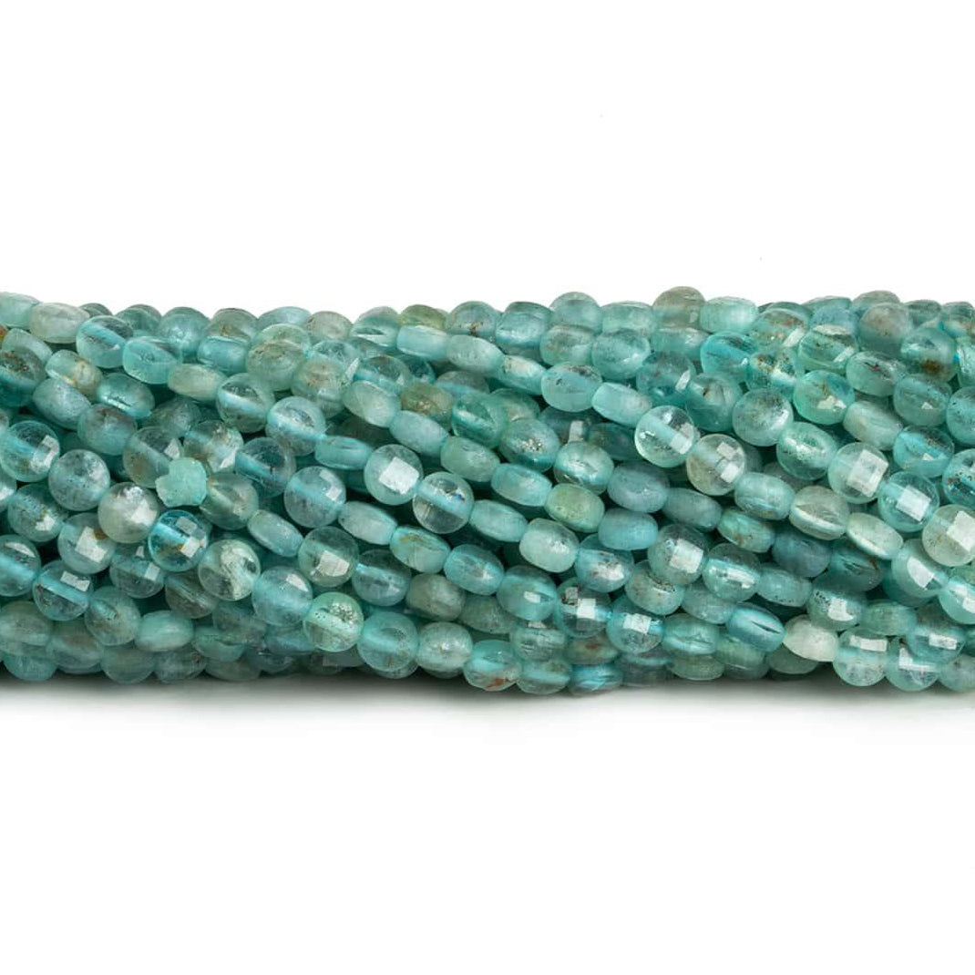 apatite checkerboard faceted beads for sale