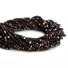 4mm Brown Shell Plain Rondelles 16 inch 125 beads - The Bead Traders