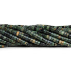 4mm Kambaba Jasper Plain Heishis 12 inch 110 Beads - The Bead Traders