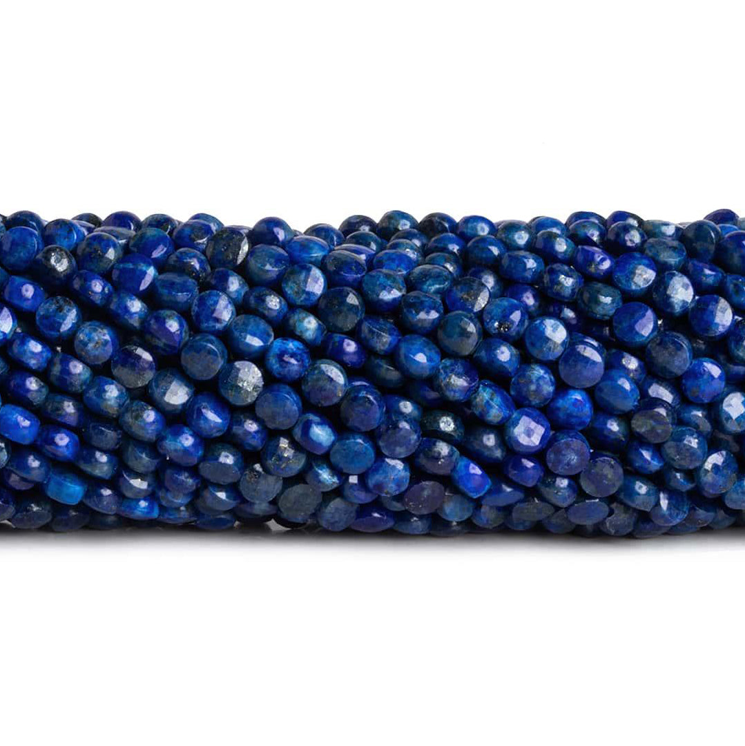 lapiz lazuli checkerboard microfaceted beads for sale