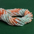 4mm Madagascar Sunstone Microfaceted Rounds 12 inch 80 beads - The Bead Traders