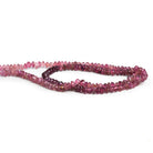 4mm Pink Shaded Tourmaline Plain Rondelles 14 inch 150 beads - The Bead Traders