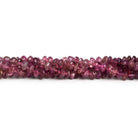 4mm Pink Shaded Tourmaline Plain Rondelles 14 inch 150 beads - The Bead Traders