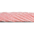 4mm Rose Quartz Faceted Rondelles 15 inch 145 beads - The Bead Traders