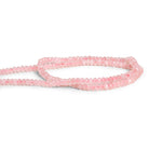 4mm Rose Quartz Faceted Rondelles 15 inch 145 beads - The Bead Traders