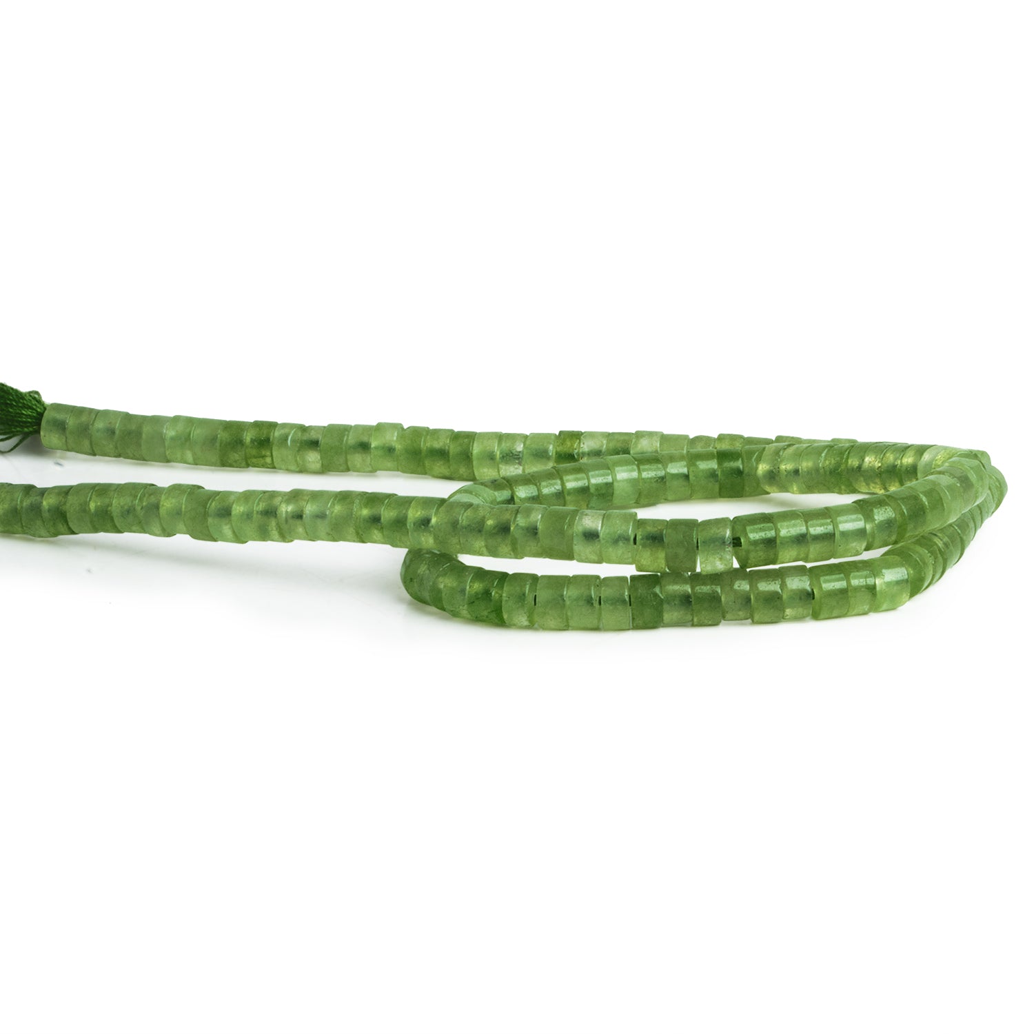 4mm Serpentine Heishis 12 inch 110 Beads - The Bead Traders
